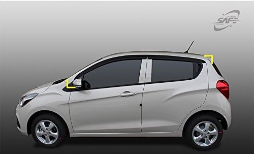 SAFE Smoked Window Visor 4p for 2016-2019 Chevrolet Spark