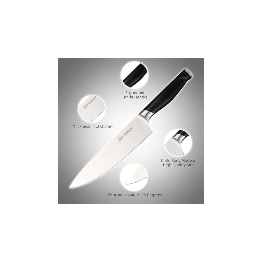 Kitchen-Knife-Set-15-Piece-Kitchen-Knife-Set-with-Block-ABS-Ergonomic-Handle-for-Chef-Knife-Set-and-Serrated-Steak-Knives-Knife-Sharpener-and-Kitchen-Shears-Dishwasher-Safe-Natural-Block KATISUN Kitchen Knife Set, 15-Piece Kitchen Knife Set with Block, ABS Ergonomic Handle for Chef Knife Set and Serrated Steak Knives Knife Sharpener and Kitchen Shears, Dishwasher Safe, Natural Block