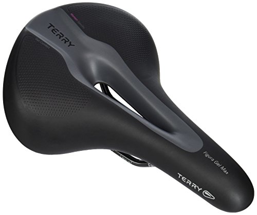 Selle de vélo femme Ergon Figura Gel Max selle noire grand confort taille L pour cyclotourisme