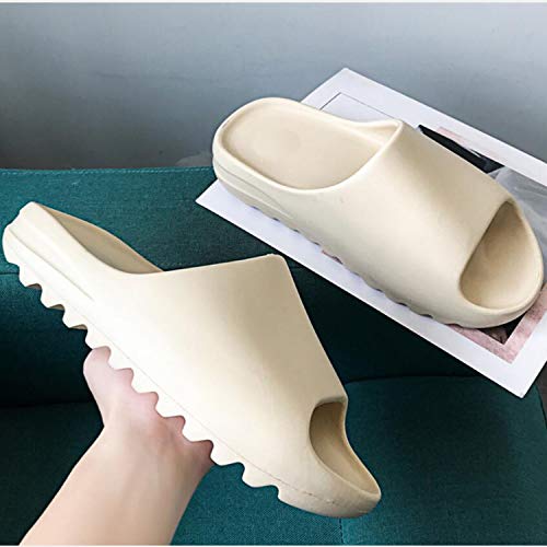 MOKENS Womens Mens Slides Sandal Slippers Soft Quick Drying Bathroom Shower Pillow Slides Slippers Shoes for Unisex Indoor Non Slip Sandals - Image 5