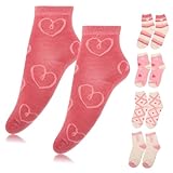 Garneck 5 Paare Baumwollsocken Atmungsaktive Pillingresistente Kindersocken für Jungen und Mädchen...