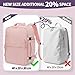 ETRONIK for New Ryanair 40x30x20 Cabin Bag Underseat, Travel Backpack Womens with TSA Approved, Hand Luggage Carry on Bag with 15 inch Laptop, Rucksack for Travelling Flight Work Overnight, Pink