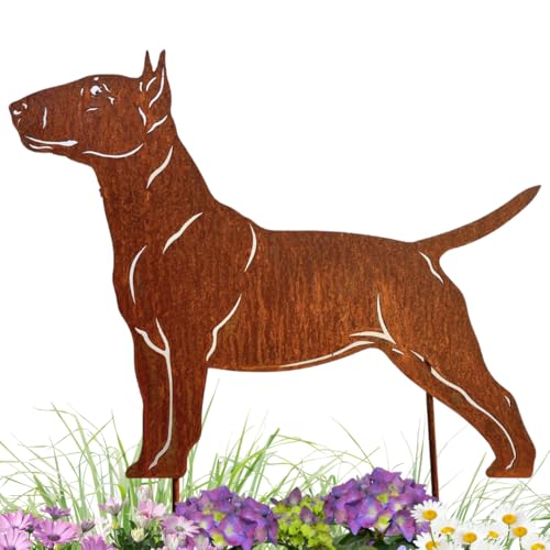 Terma Stahldesign Edelrost Hund Verschiedene Rassen, Handmade Germany, tolle gartendeko aus Rost-Metall, deko rostoptik, Rostfiguren Tiere, rostfiguren Garten, Rostdeko (Bullterrier) Terma Stahldesign Edelrost Hund Verschiedene Rassen, Handmade Germany, tolle gartendeko aus Rost-Metall, deko rostoptik, Rostfiguren Tiere, rostfiguren Garten, Rostdeko (Bullterrier)