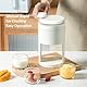 Brrnoo Rasierte Eismaschine, Manuelle Rasierte Eismaschine DIY Crushed Ice Maker Tragbare Schneekegelmaschine mit Eisform für die Partyherstellung von Schneekegel-EIS