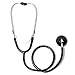 Cute Pitbull with Heart Single Head Stethoscope (Black)