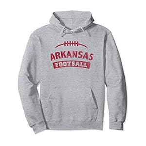 Arkansas Football Vintage Distressed Pullover Hoodie
