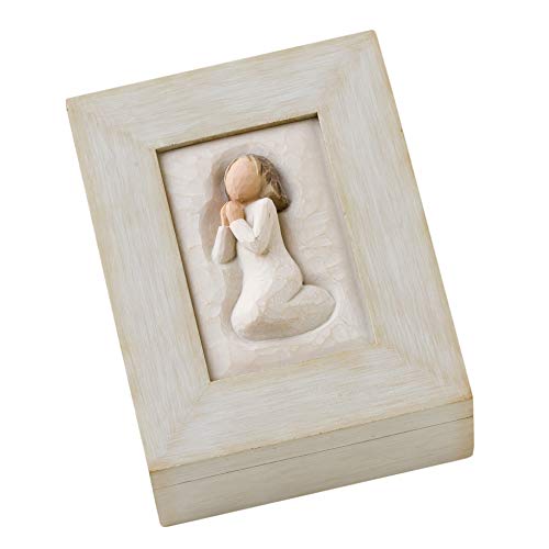 Willow Tree Prayer, sculpted hand-painted memory box