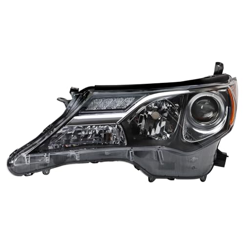 Image of TRQ Driver Side Headlight Assembly Halogen Compatible with 2013-2015 Toyota RAV4 Japan Built TO2518147