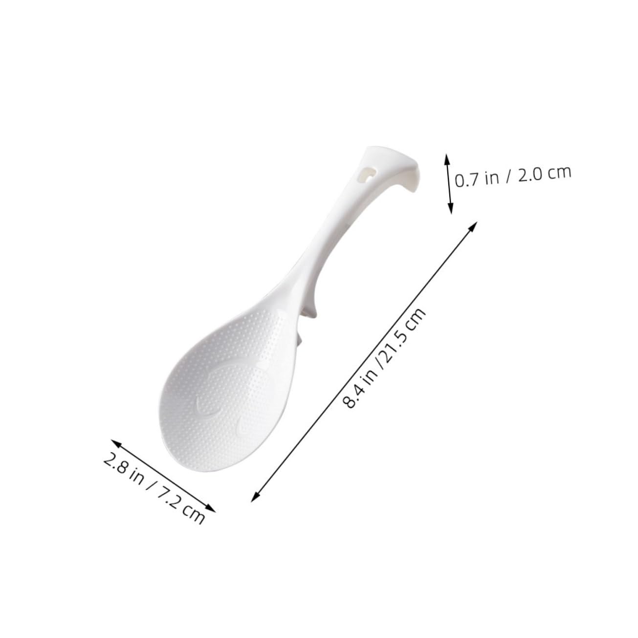 LALADEFIEE Standing Rice Spoon Nonstick Kitchen Rice Scoop with Comfortable to Clean and Store Spoon for Effortless Portioning