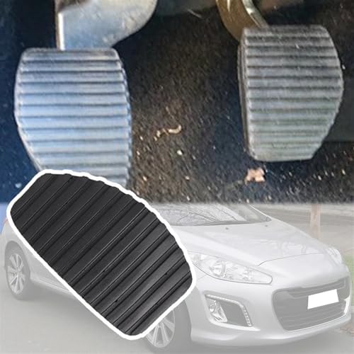 Pedal Pad for Peugeot 308 T9 T7 2017 2016 2015 2014 2013 2012 2011 2010 2009 2008 Car Brake Clutch Foot Pedal Pad Cover Replacement Part Car Pedal Cover(2X Clutch)(1X Brake)