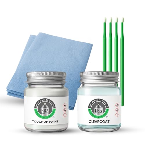 Image of ERA Paints NH578 - Taffeta White for HONDA Exact Match Automotive Touch Up Paint Jar - Essential Kit