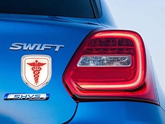 S2S® Stylish 3D Metal Chrome Sticker Emblem Badge Logo | Durable & Stylish Automotive Decoration | For Cars & Bikes (DOCTOR)