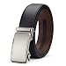 Produktbild BESTKEE Gürtel Herren Ratsche Automatik Leder Gürtel für Männer 35mm Breit Ledergürtel Schwarz (Schwarze 2, Gesamtlänge 110cm (Taille90-105cm))