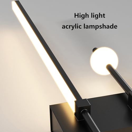 Aplique de pared largo LED de 80cm moderno en blanco con luz cálida interior 5