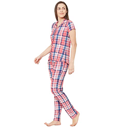 Image of Sweet Dreams Women's Cotton Printed Night Suit Set