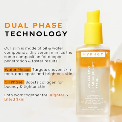 Image of Brightening & Dark Spot Correcting Skincare Duo with SPF 50 PA++++ Protection | Radiance Lift Serum + Nourishing Sunscreen for Even, Plump & Protected Skin