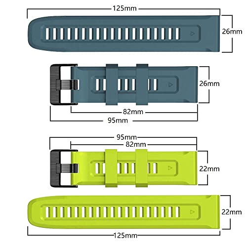 Correa de silicona para reloj Garmin Fenix 26mm miniatura 5