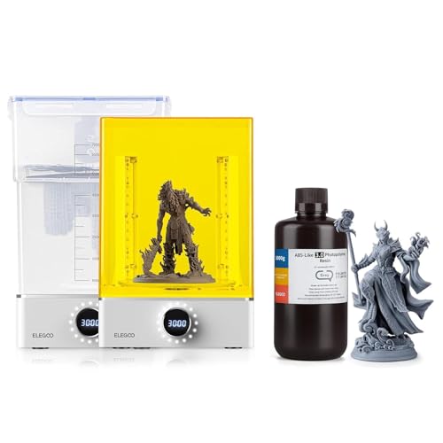 ELEGOO ELEGOO Mercury X Bundle Wash and Cure Station and ABS-Like 3D Printer Resin 3.0 Grey 1000g