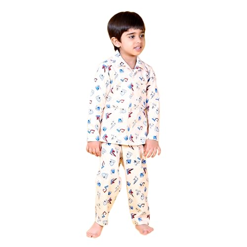 Image of Jam & Sugar Boys Cotton Printed Night Suit Set