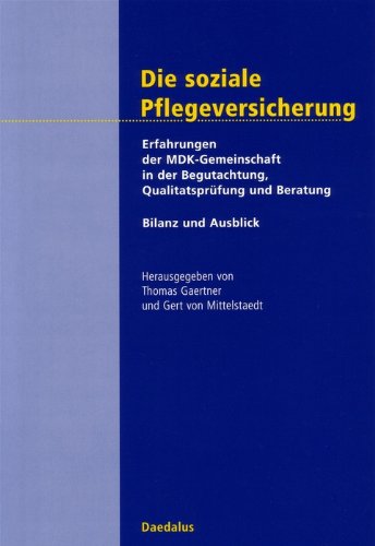 Die soziale Plflegeversicherung