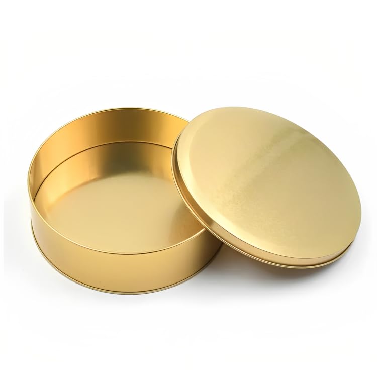 Metal Golden Round Dream Cake Tin 7 x 3 Inch/Mould Perfect for Cookie/Cake for Microwave/OTG Home and Kitchen-image-17