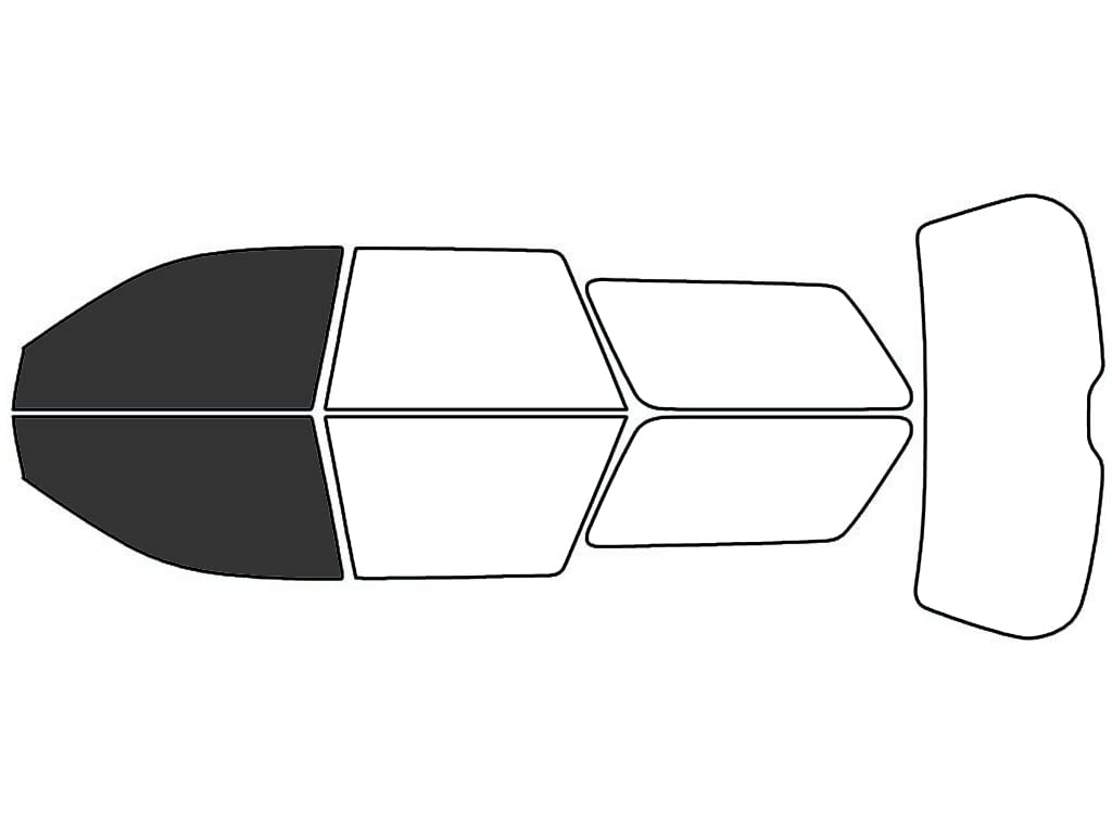 Rvinyl Window Tint Kit Compatible with Subaru Outback 2000-2004 (Wagon) - Front Precut Kit - 20%