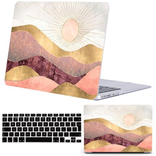 Funda MacBook Pro 16 A2141 con protector teclado montaña