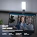 NEEWER Basics LED Selfie Phone Light, Rechargeable 2500-9000K Clip On Fill Light, Color Films/Diffuser/3000mAh, CRI95+ Dimmable Video Conference Lighting for iPhone Camera Laptop Zoom Call, BL120B