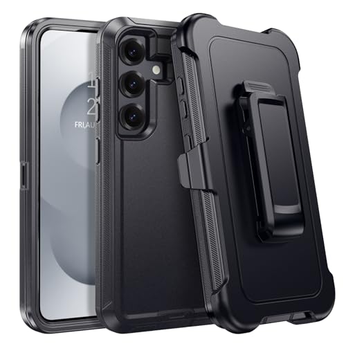 Coque Samsung S25 avec clip ceinture robuste pour chantiers et randonnées