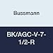 Bussmann BK/AGC-V-7-1/2-R AGC Series Fuse, Fast Acting, Axial Leads, 7-1/2 Amp, 250V, Glass Tube, 1/4" x 1-1/4", RoHS Compliant (Pack of 100)