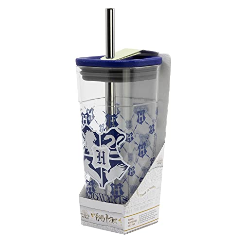 Stor ACRYLIC Cube Tumbler with Stainless Steel Straw 540 ML, Única - Image 4