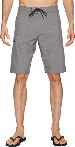 O'NEILL Men's Hyperfreak S-Seam Quick Dry Stretch Boardshort, Heather Grey, 34