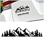 7 inch Snow Mountain Tree Stickers for Car, Mountains Graphic Logo Decals, Premium Badge Decals for Car Trunk Tailgate Emblem, Auto Decoration Accessories Universal for Truck, SUV, Laptop, Wall