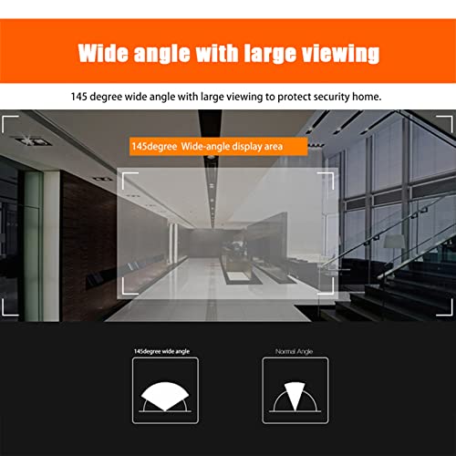 Tela Colorida TFT LCD de 4,3 Polegadas, Visor Mágico, Campainha, Câmera de Segurança Doméstica