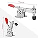 Accessbuy Toggle Clamp 225D 500Lbs Holding Capacity Heavy Duty Large Hold Down Clamp Quick-Release Horizontal Clamp（2Pack)