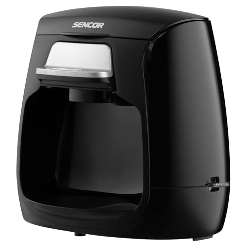 Image of SENCOR SCE 2100BK Drip Coffee Maker for Home & Office | 1.25L Glass Carafe | Anti-Drip System | Warming Plate | Removable Filter Basket | Compact Design | Easy to Use & Clean
