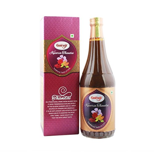 Feast on Traditional Holi Foods and Drinks 9 Guruji Kesaria Thandai, 750ml