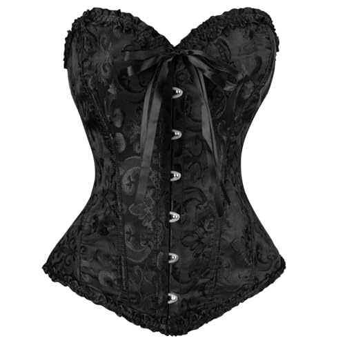 AUYAO Corsetto Donna Nero Elegante