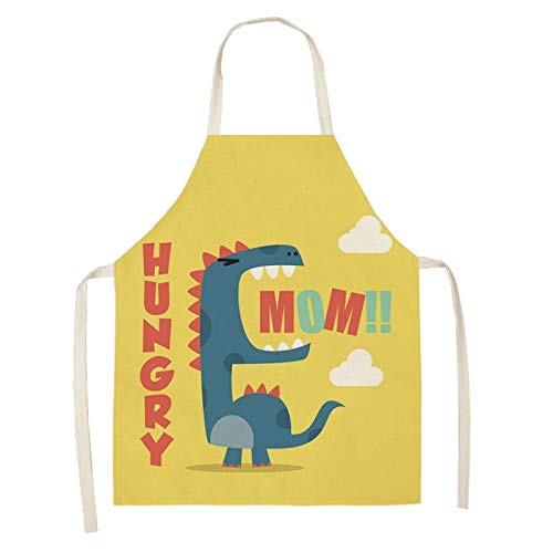 Arbeitsschürze für Schule, 21 Cartoon-Muster, universell, für Herren, Damen, Erwachsene, Kochen, Grillen, Kinder, Zeichnen, Backen, 2 Größen (Farbe: 1, Größe: 38 x 47 cm für Kinder)