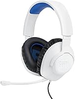 Vista 1 de JBL Quantum 100P Console - Auriculares de juegos para Playstation (blanco), blancoazul, mediano