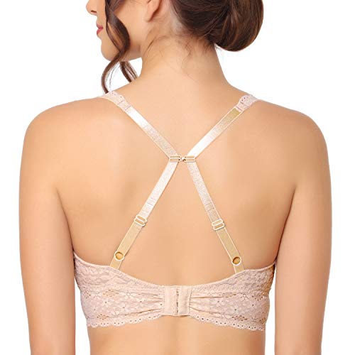 Wacoal 811205-NN-34 Women'S Halo Lace Wire Free Convertible Bra thumb #3