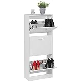Espacio de almacenamiento: la estantería tiene capacidad para aprox. 15 pares de zapatos. Se ha probado con zapatos normales para hombre con talla 45