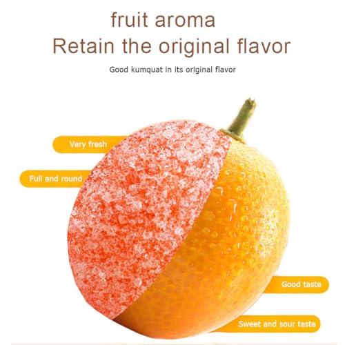 Icing Sugar Kumquat 8.81oz Candied Kumquat Chinese Traditional Snacks Cantonese Style Preserved Fruits