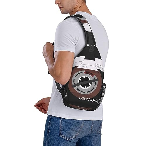 Sac à dos monobretelle mixtape vintage pour les nostalgiques