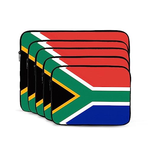 South Africa Flag Laptop Sleeve Case 17 Inch Suitable For Notebook Computer Tablet Traveling Carrying Simple Case2
