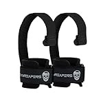 Gymreapers Weight Lifting Straps With Dowel - Wrist Straps for Weightlifting - Workout Deadlift Wrist Weights - Reinforced Stitching & Padded Fit Gym Accessories for Strength & Gym Hand Grip