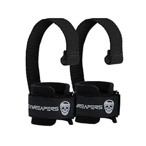 Gymreapers Weight Lifting Straps With Dowel – Wrist Straps for Weightlifting – Workout Deadlift Wrist Weights – Reinforced Stitching & Padded Fit Gym Accessories for Strength & Gym Hand Grip