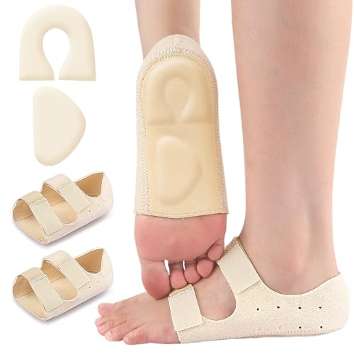 aninako アーチサポート かかと サポーター かかとパット 足底筋膜炎 サポーター 足用 クッション 衝撃吸収 足底保護パッド 足首固定 アキレス腱炎 O字脚矯正 扁平足 汗を吸収する 通気性 疲れ軽減 調節式 立ち仕事 男女兼用 (肌の色, L)
