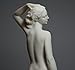 Goddess Aphrodite Venus Nude Female Figure Alabaster Statue Sculpture 12 inches