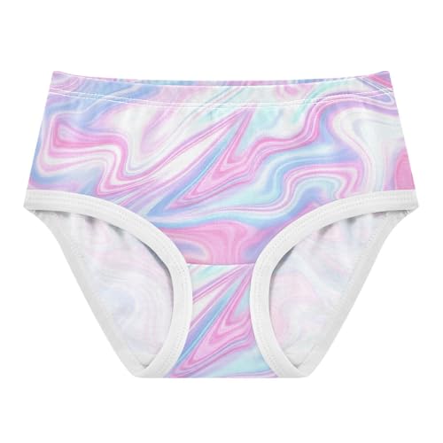 Cotton Toddler Underwear Floral Dreamy Swirl Pink Panties for Girl Aesthetic Underpants Briefs 2t